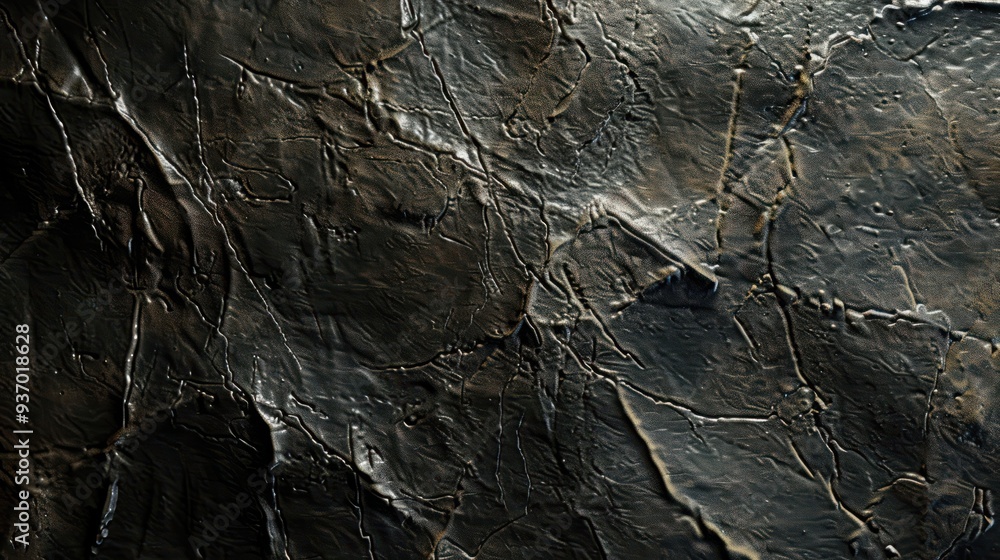 The weathered leather texture The weathered leather texture