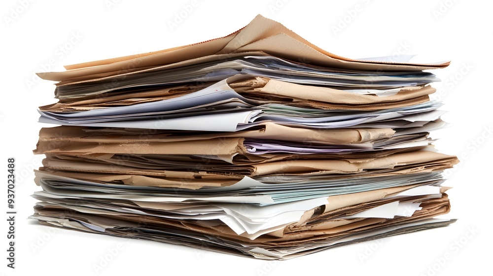 Stack of Old Paper. Stack of Old Paper.