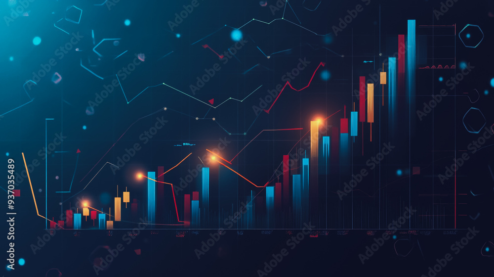 charts and graphs with statistics to analyze business potential and forecast future development of companies growth. charts and graphs with statistics to analyze business potential and forecast future development of companies growth.