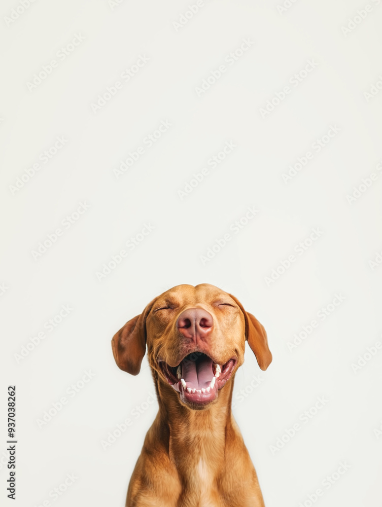 Close-up of a happy dog smiling Close-up of a happy dog smiling