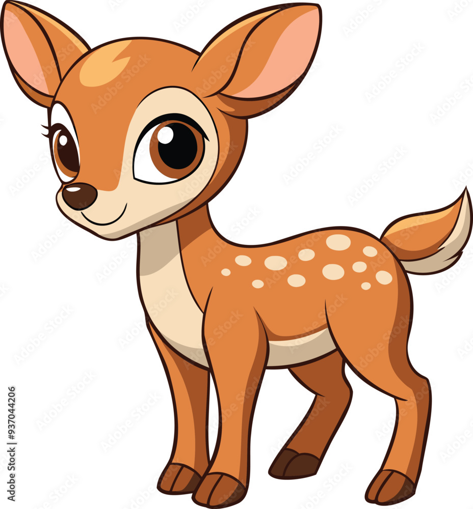 a small deer cute animal a small deer cute animal