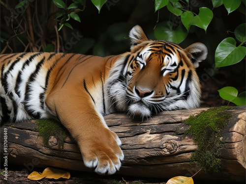 tiger in the zoo