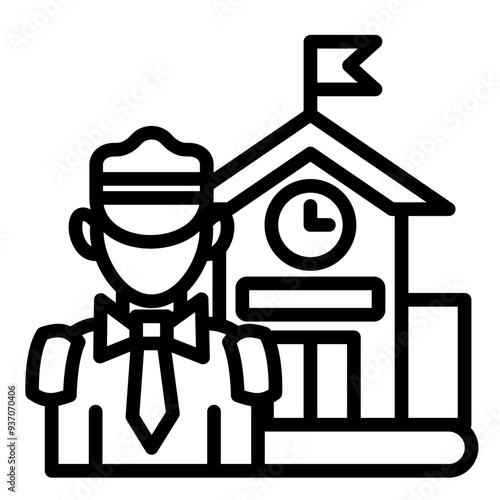 Building Security Icon