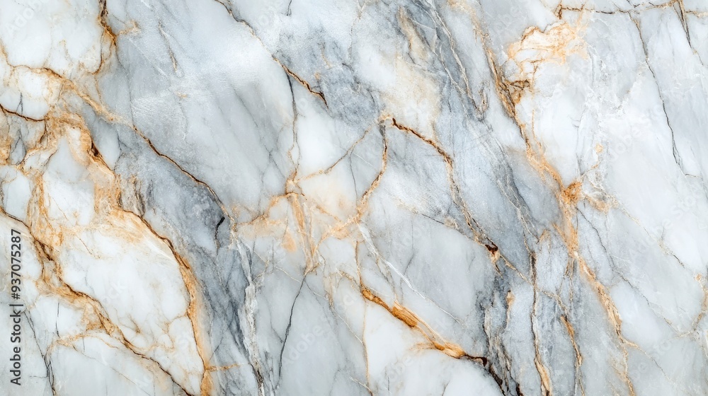 Fototapeta premium Marble Texture Background, Natural Breccia Marble Stone Texture For Abstract Interior Home Decoration Used Ceramic Wall Floor And Granite Tiles Surface Background, ai