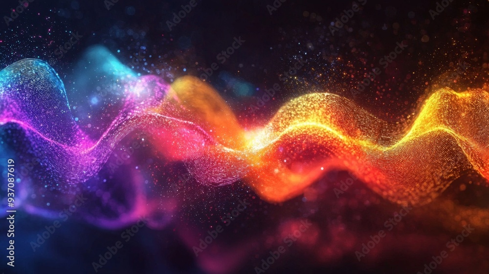 Abstract Colorful Wave. Abstract Colorful Wave.