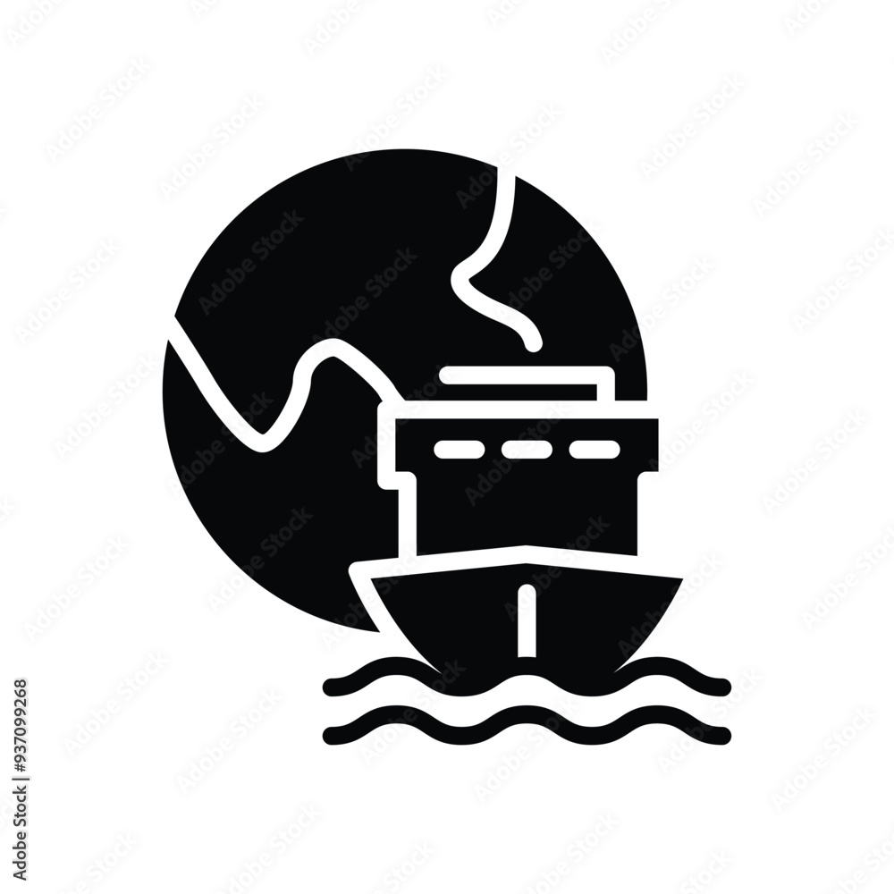 international shipping solid icon vector design good for web or mobile app international shipping solid icon vector design good for web or mobile app