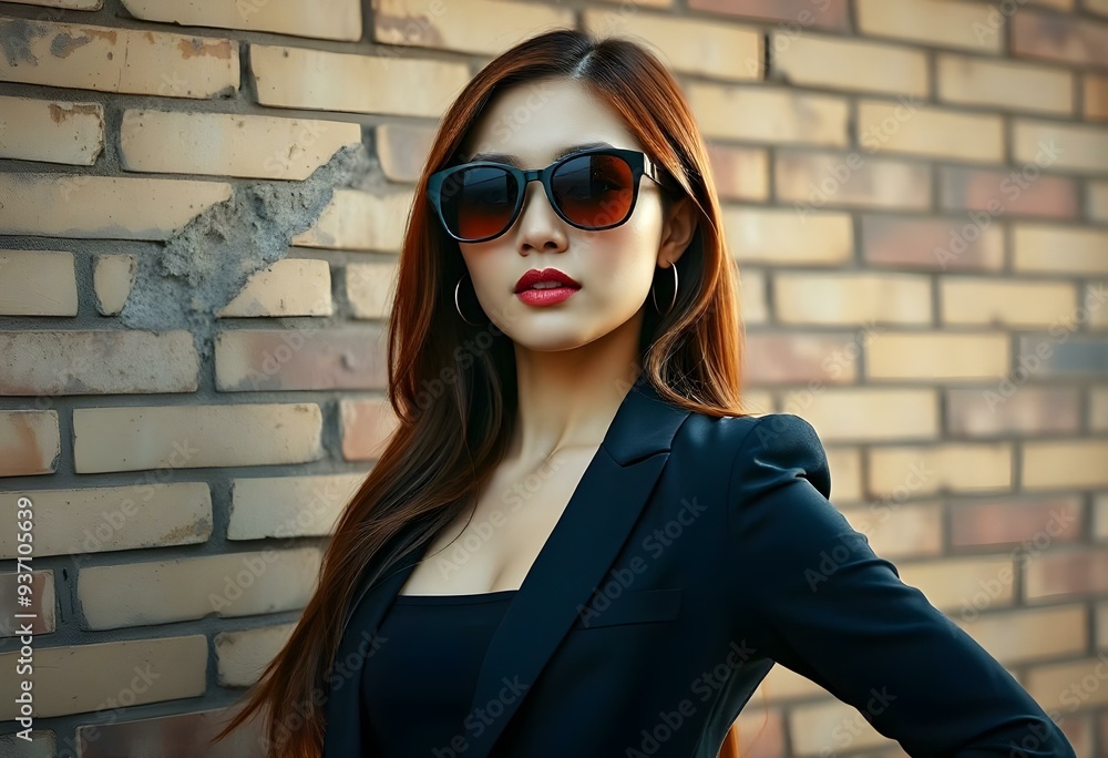 Retro Fashion Portrait of a Dramatic Woman Retro Fashion Portrait of a Dramatic Woman