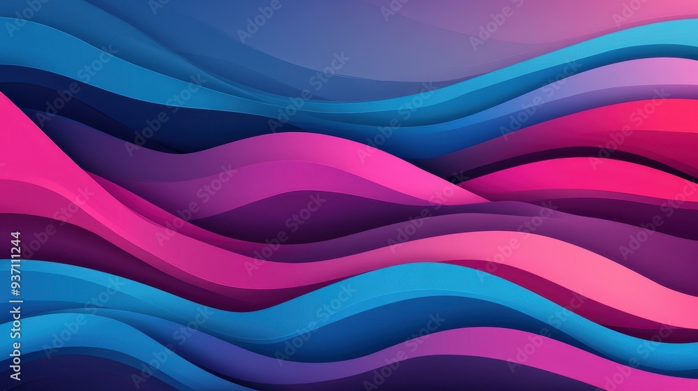 Obraz premium This abstract gradient background features dark purplish blue hues, ideal for striking and modern design projects.