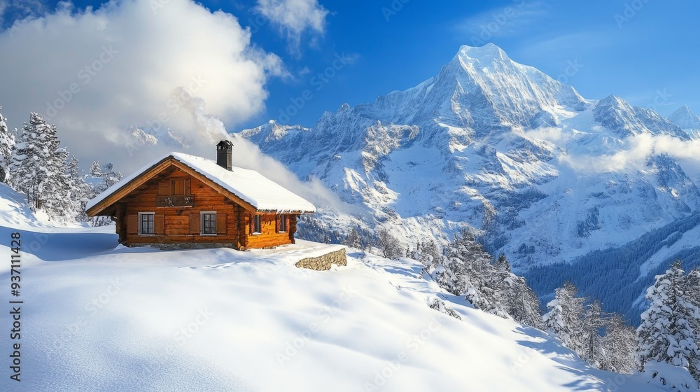 Cozy Wooden Cabin in the