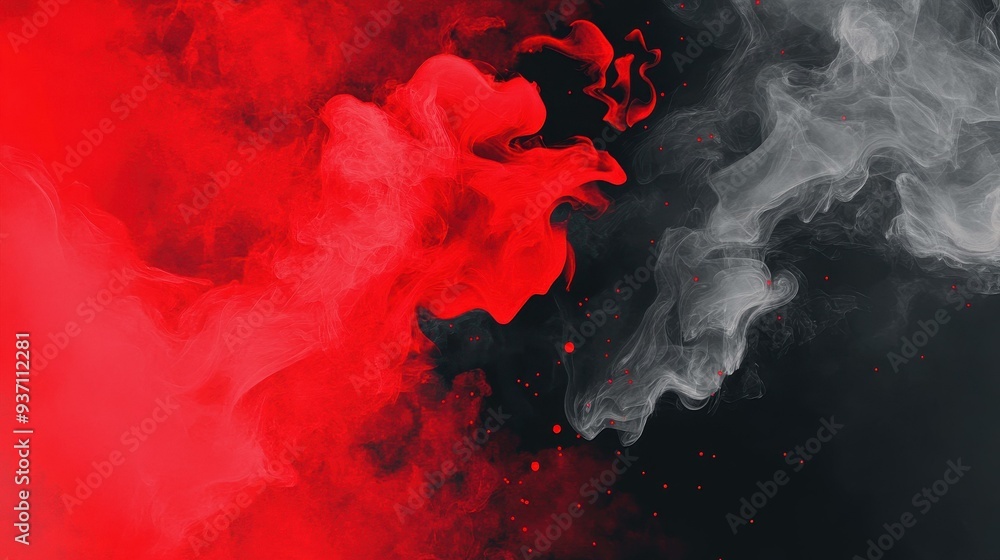 Experience the allure of red and black smoke, enhancing your visuals with a bold, dynamic flair that captivates attention. Experience the allure of red and black smoke, enhancing your visuals with a bold, dynamic flair that captivates attention.