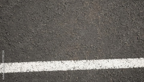 Wallpaper Mural  Paved road with white line marking Torontodigital.ca
