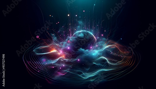 Abstract dark background