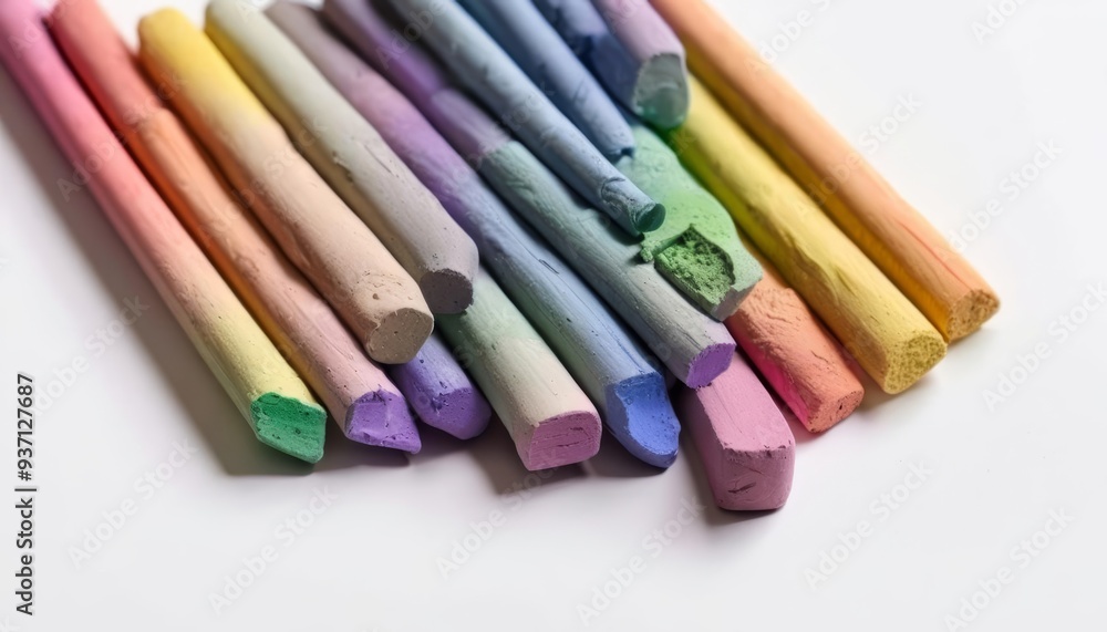 A rainbow of creativity A vibrant array of colored pencils A rainbow of creativity A vibrant array of colored pencils