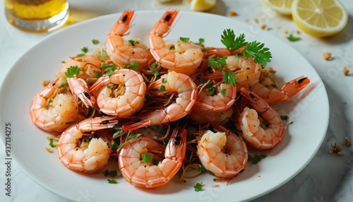  Deliciously seasoned shrimp ready to be savored