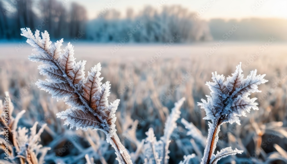 Whispers of winters touch on natures canvas Whispers of winters touch on natures canvas