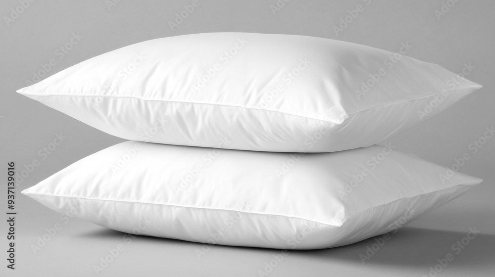 soft pillows arranged neatly on a bed, with a bright and cozy atmosphere, symbolizing comfort, relaxation, and tranquility soft pillows arranged neatly on a bed, with a bright and cozy atmosphere, symbolizing comfort, relaxation, and tranquility