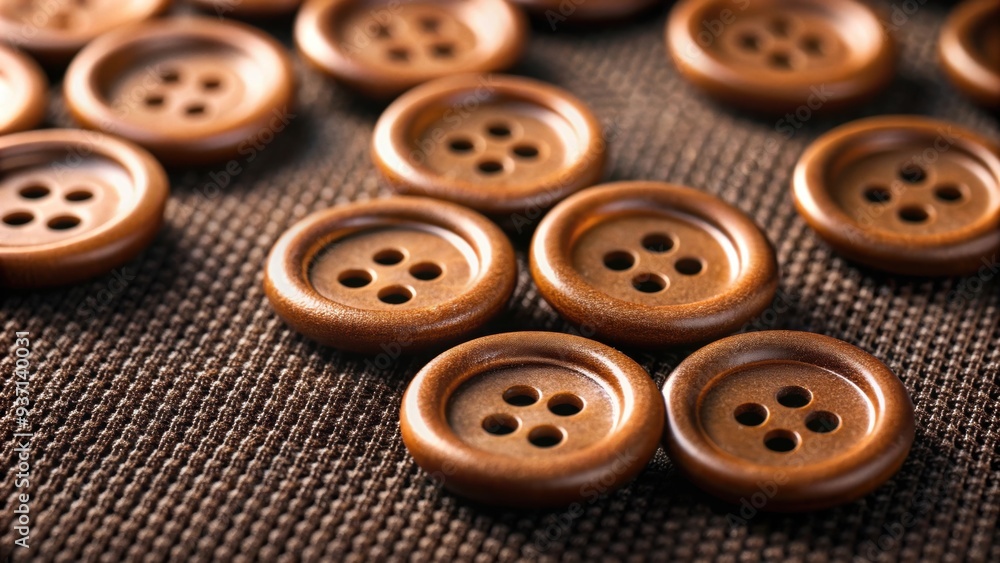 Closeup of brown buttons on black fabric, buttons, brown, black, fabric, closeup, fashion, accessory, sewing, clothing, texture Closeup of brown buttons on black fabric, buttons, brown, black, fabric, closeup, fashion, accessory, sewing, clothing, texture