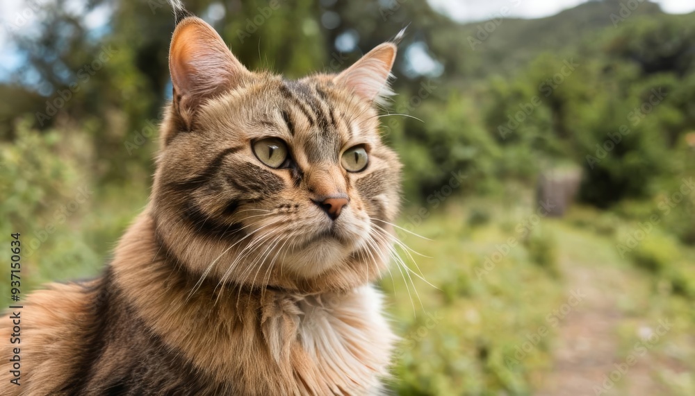 A cats gaze into the wilderness A cats gaze into the wilderness