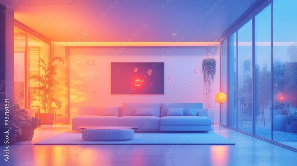 Modern Living Room Interior Modern Living Room Interior
