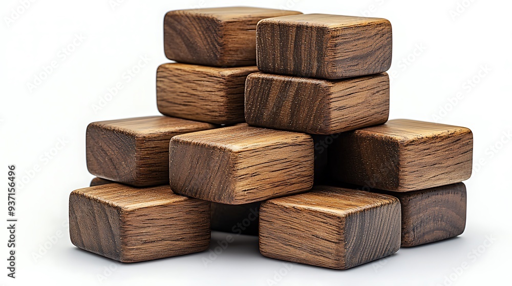 Stacked wooden cubes with a natural wood texture, featuring the warm, organic beauty of the material. Stacked wooden cubes with a natural wood texture, featuring the warm, organic beauty of the material.