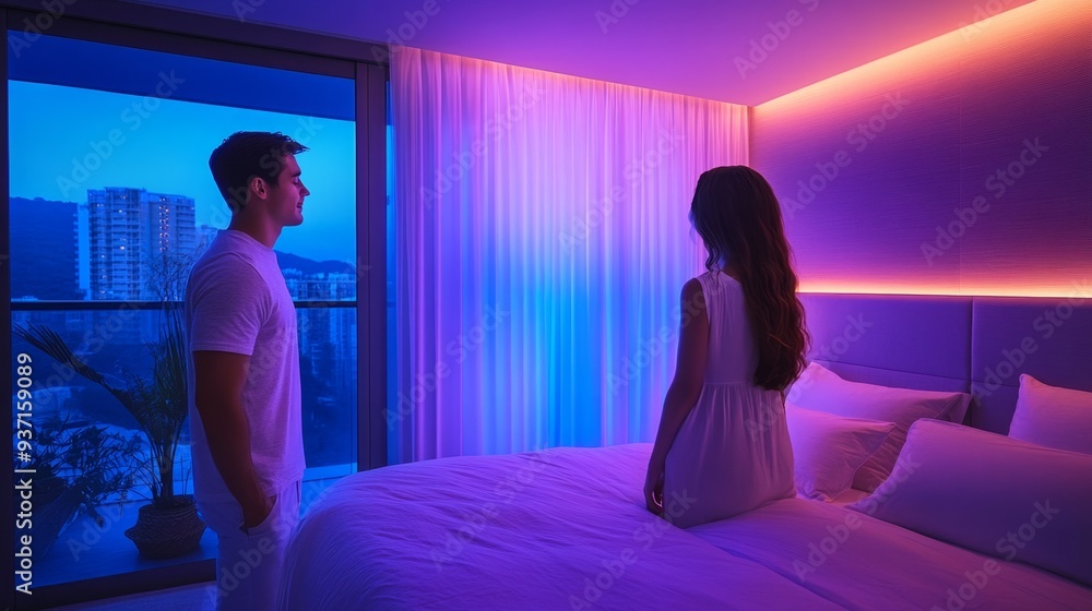 Romantic Couple Enjoying a Romantic Couple Enjoying a