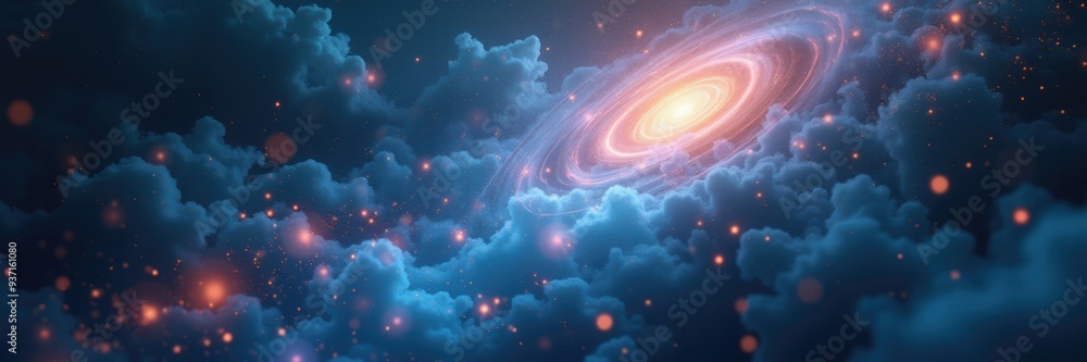A stunning cosmic scene showcasing a vibrant galaxy, perfect for projects related to science, technology, and space exploration. A stunning cosmic scene showcasing a vibrant galaxy, perfect for projects related to science, technology, and space exploration.