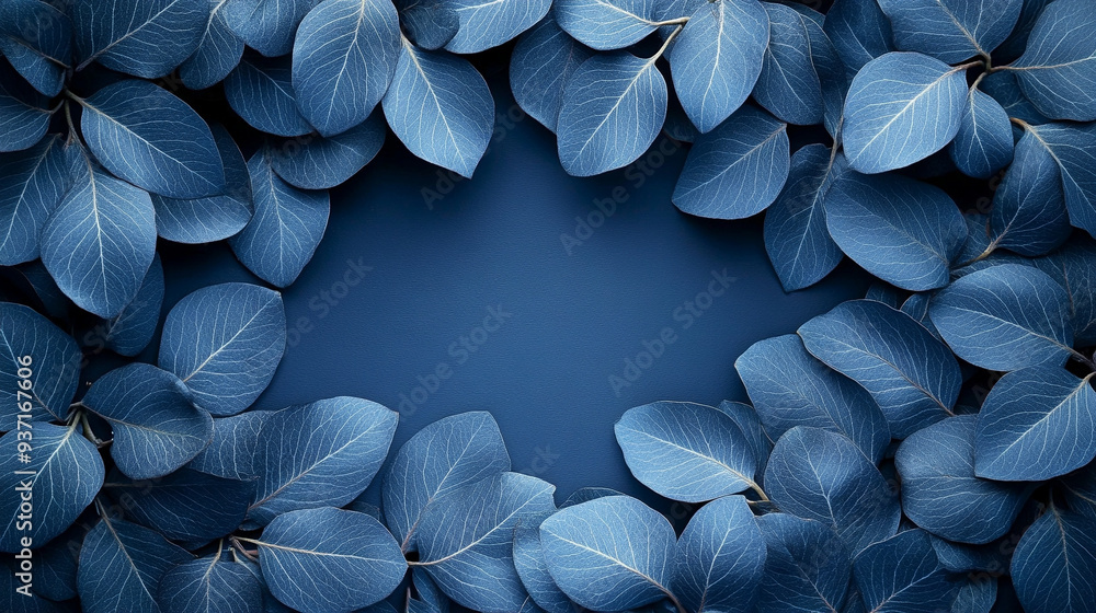 Overhead flat lay view of delicate white eucalyptus leaves arranged artistically against a neutral background, symbolizing purity, calmness, and natural beauty in minimalist style Overhead flat lay view of delicate white eucalyptus leaves arranged artistically against a neutral background, symbolizing purity, calmness, and natural beauty in minimalist style