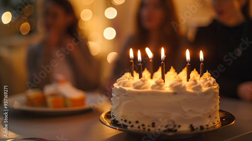 A delightful photo of colorful sweets, perfect for birthday or anniversary greetings. Captures the celebratory atmosphere with a focus on fun and indulgence. photo