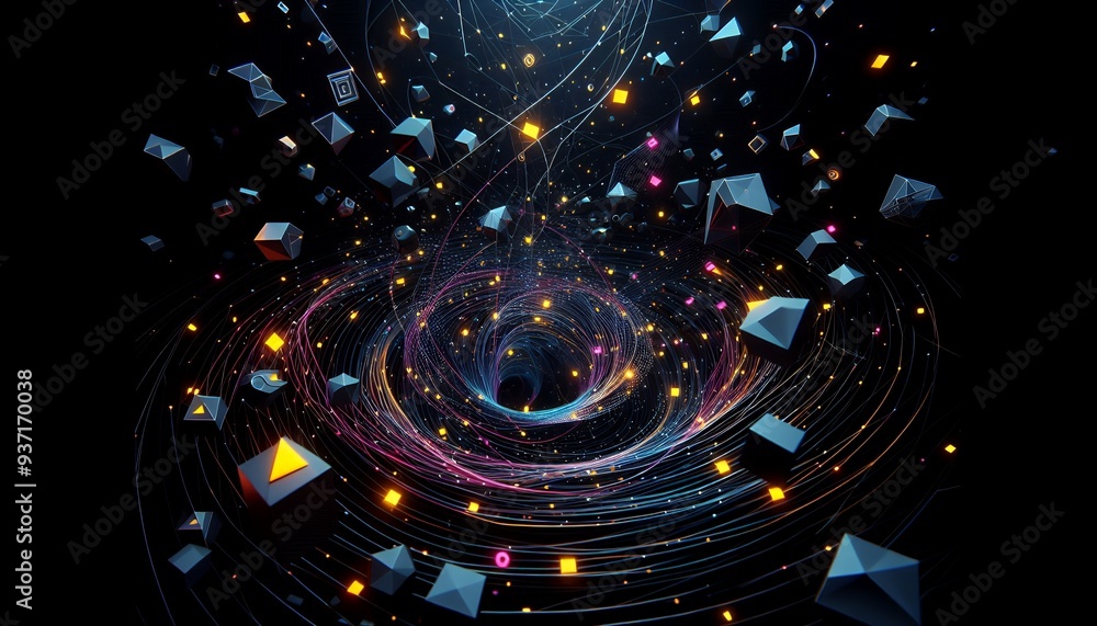 Obraz premium Abstract dark background