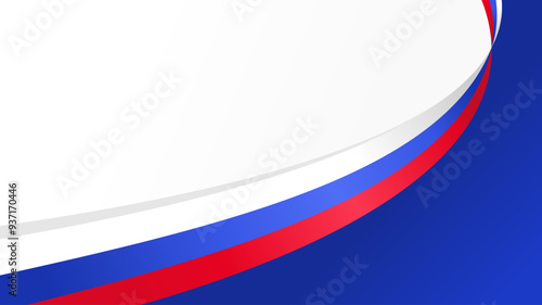 Free Download wavy russia flag vector background with copy space for text. russia national day - GFXLoad