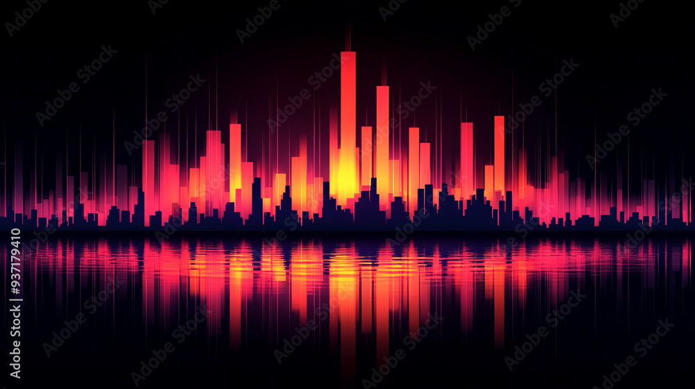 candlestick graph showing stock market trends and investment patterns, symbolizing market volatility, financial risk, and potential growth opportunities in the world of trading candlestick graph showing stock market trends and investment patterns, symbolizing market volatility, financial risk, and potential growth opportunities in the world of trading