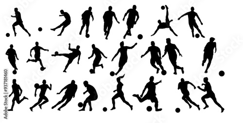 Soccer silhouette