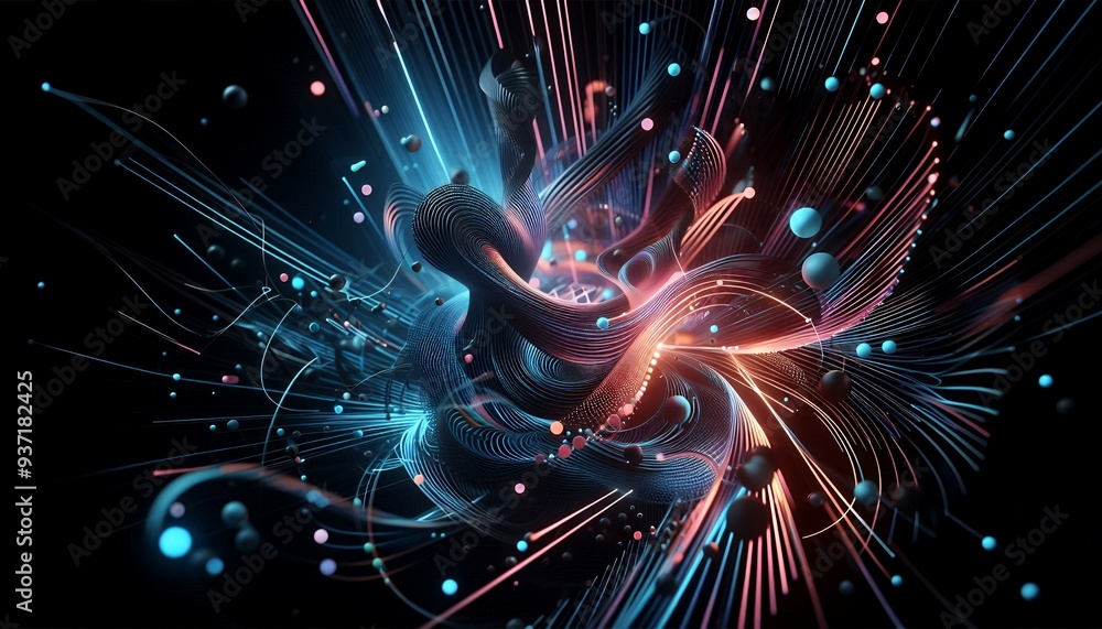 Obraz premium Abstract dark background