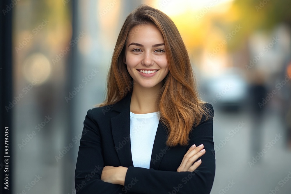 Portrait of a successful business woman in suit Portrait of a successful business woman in suit