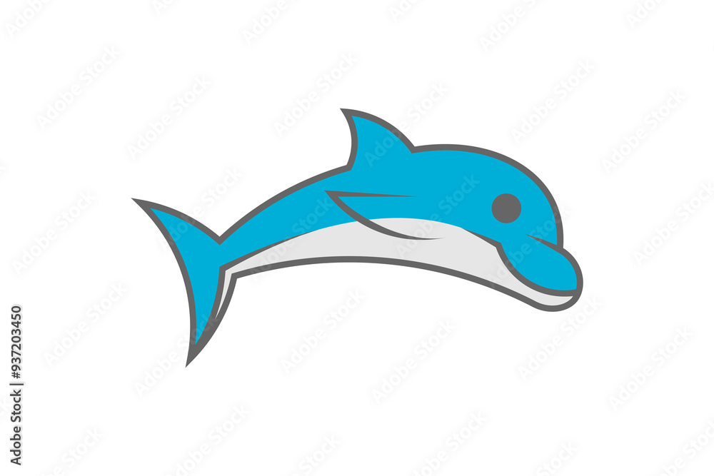 dolphin suitable for icon or sign in various designs dolphin suitable for icon or sign in various designs