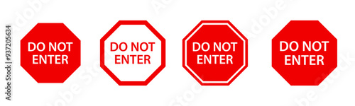 Do not enter sign set