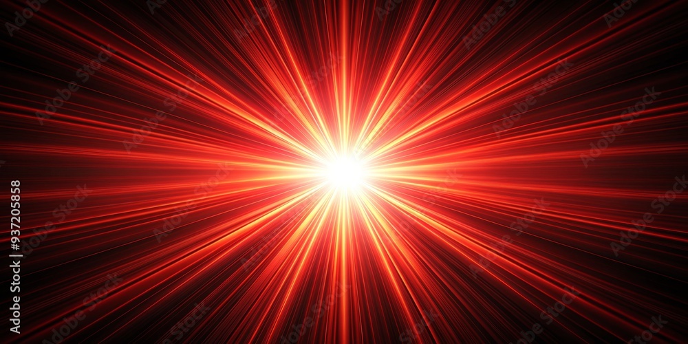Red Light Explosion, Abstract, Radiating, Glow, Dynamic Red Light Explosion, Abstract, Radiating, Glow, Dynamic