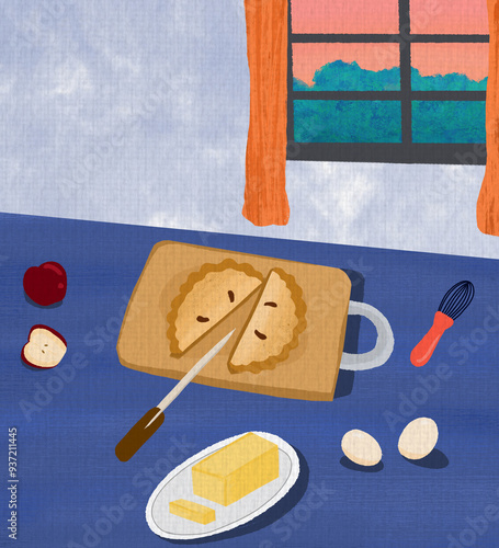 utensils on the table