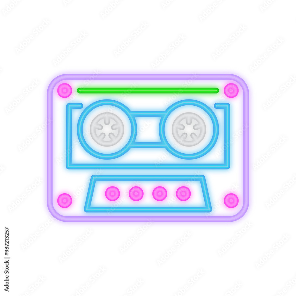 Cassette Tape Neon Signboard Cassette Tape Neon Signboard