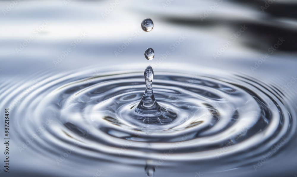 Clear water drops, Clear water drops,
