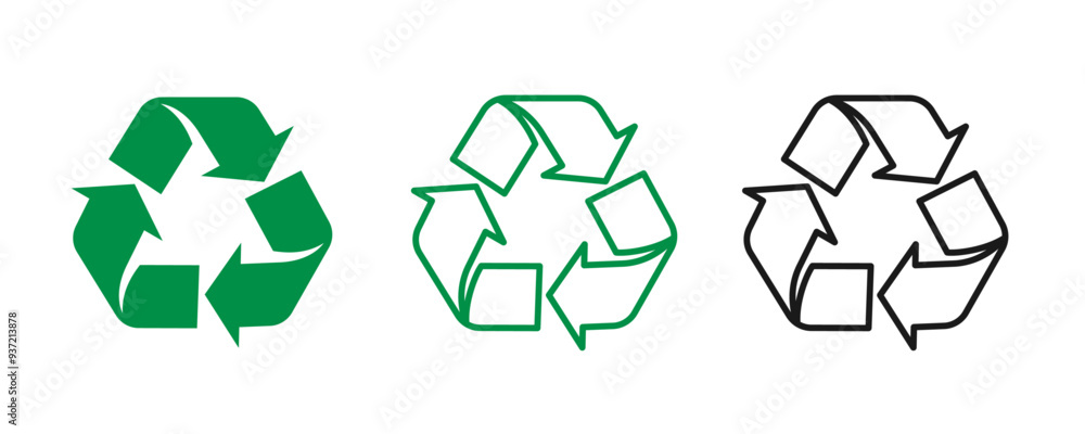 Recycle icon illustrating eco-friendly practices, suitable for environmental initiatives and sustainability projects. Recycle icon illustrating eco-friendly practices, suitable for environmental initiatives and sustainability projects.