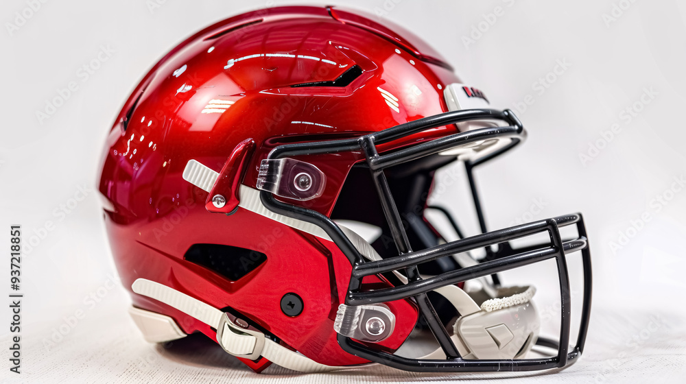 Fototapeta premium Football helmet facing right.