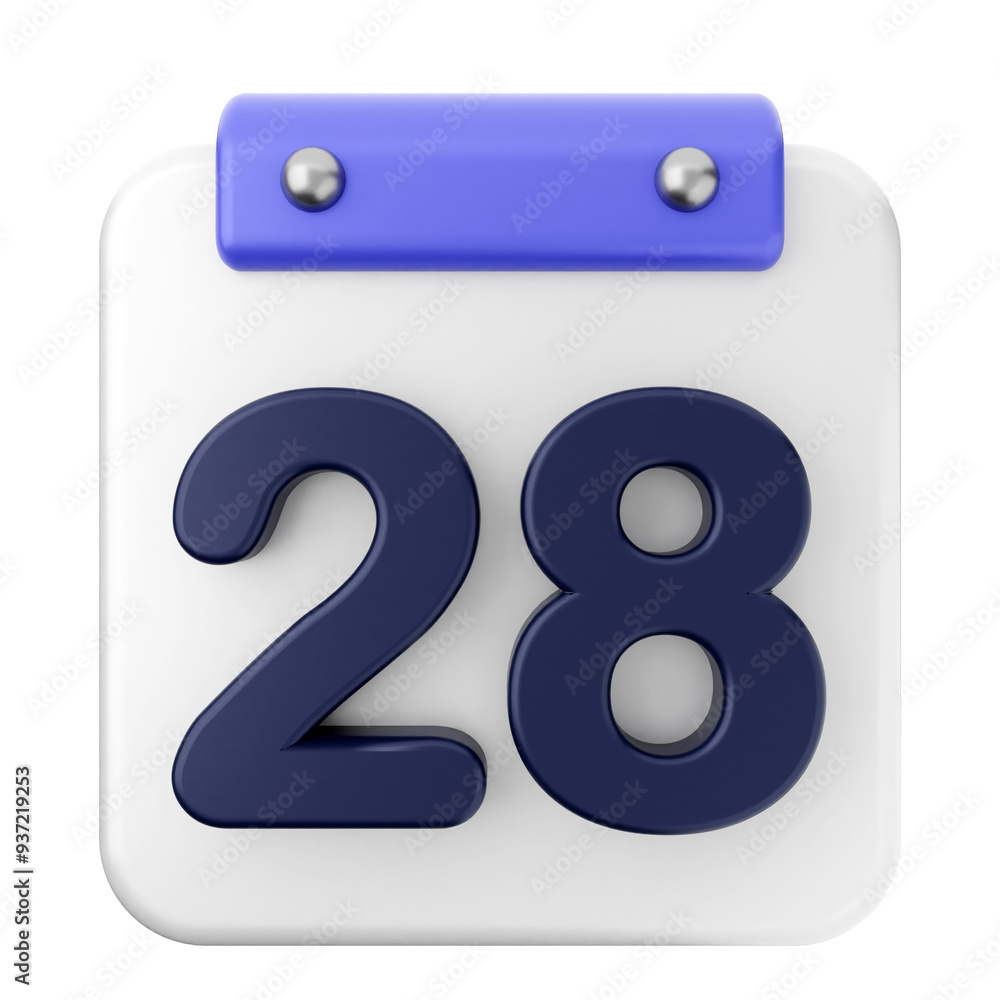 3d calendar icon