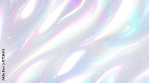 Wallpaper Mural Holographic background seamless trendy iridescent light foil texture. Soft holographic pastel unicorn marble background pattern. Modern pearlescent blurry abstract swirl illustration.	
 Torontodigital.ca