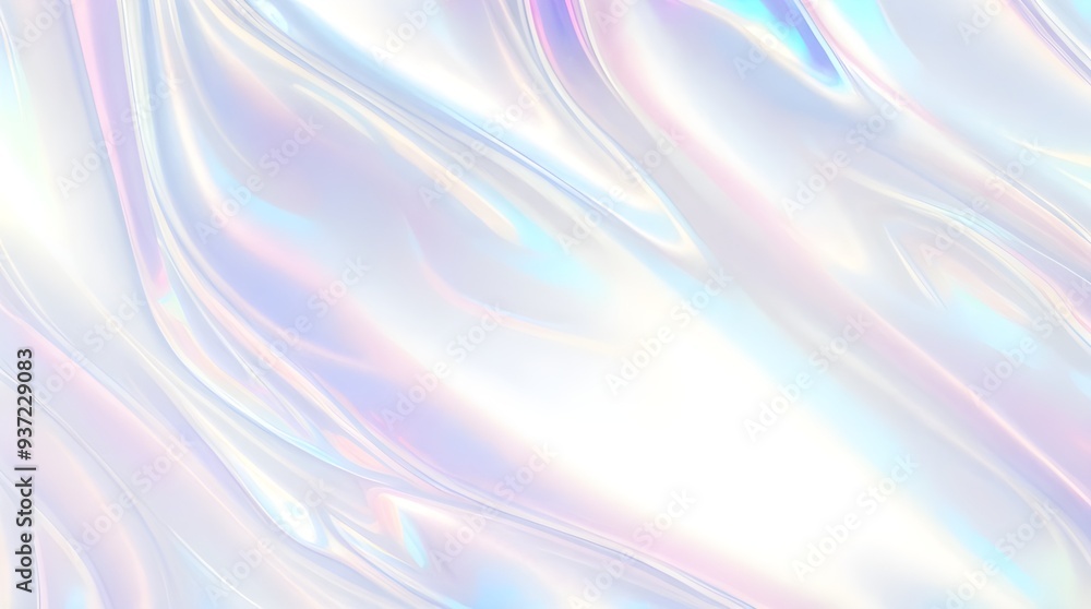 Holographic background seamless trendy iridescent light foil texture. Soft holographic pastel unicorn marble background pattern. Modern pearlescent blurry abstract swirl illustration.
Holographic background seamless trendy iridescent light foil texture. Soft holographic pastel unicorn marble background pattern. Modern pearlescent blurry abstract swirl illustration.