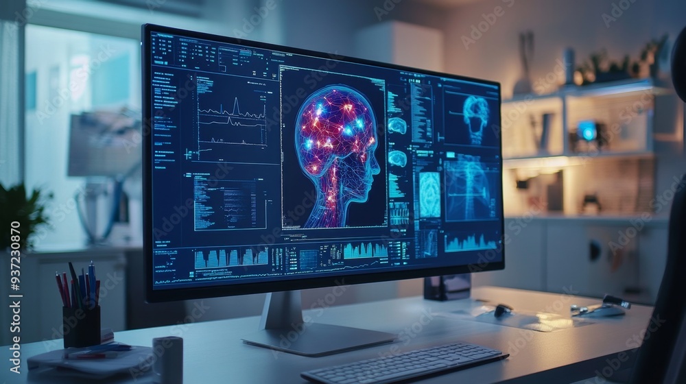Digital Brain Scan. Digital Brain Scan.