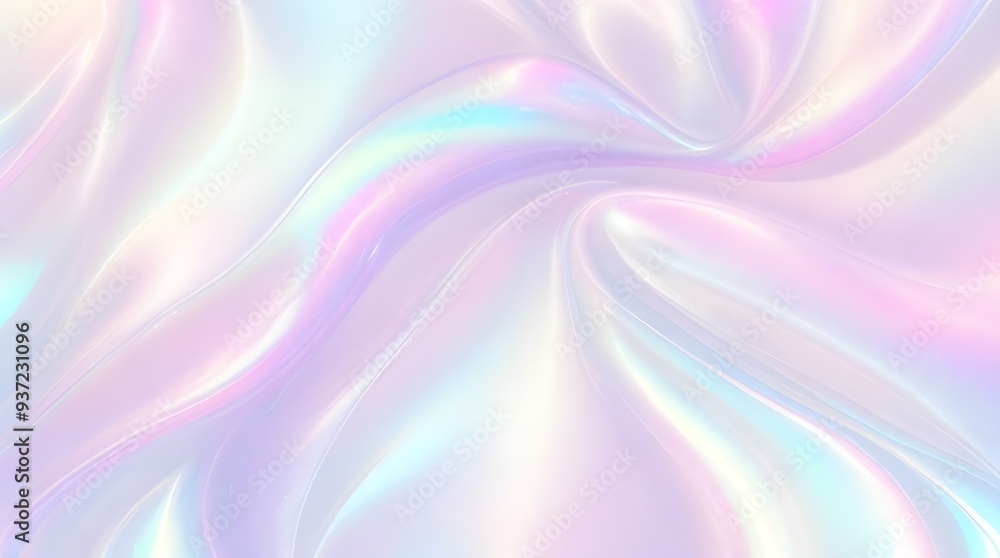 Holographic background seamless trendy iridescent light foil texture. Soft holographic pastel unicorn marble background pattern. Modern pearlescent blurry abstract swirl illustration.
Holographic background seamless trendy iridescent light foil texture. Soft holographic pastel unicorn marble background pattern. Modern pearlescent blurry abstract swirl illustration.