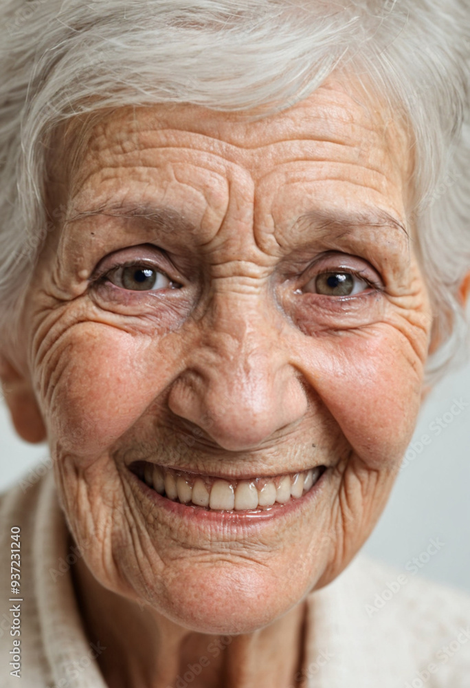 smirking grinning old woman with wrinkles and grey hair, good mood, smiling happily and contentedly, portrait face close-up, age 70-100, caucasian, in good health, fun and joy smirking grinning old woman with wrinkles and grey hair, good mood, smiling happily and contentedly, portrait face close-up, age 70-100, caucasian, in good health, fun and joy