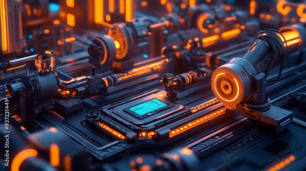 Futuristic Machinery. Futuristic Machinery.
