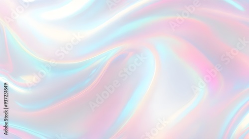 Wallpaper Mural Holographic background seamless trendy iridescent light foil texture. Soft holographic pastel unicorn marble background pattern. Modern pearlescent blurry abstract swirl illustration.	
 Torontodigital.ca